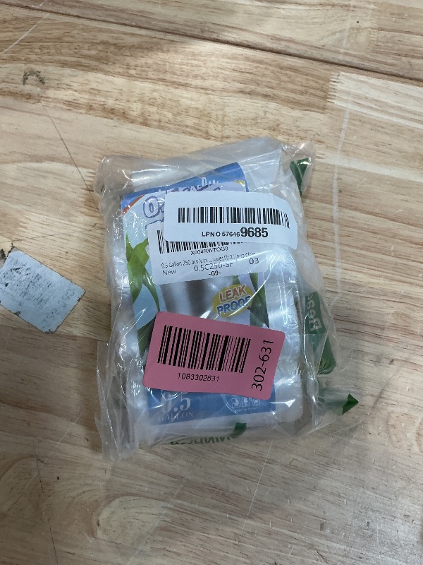 Photo 1 of 0.5 Gallon 250 pcs Mini Clear Trash Bags, Tiny Strong Garbage Bags,Small Plastic Bags for Desktop Trash Bin, Tiny Bathroom Trash Can Bin Liners,Mini Bags for Waste Basket Liner,Fit 2 Liters-Clear