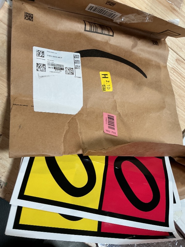 Photo 1 of 12 inch NFPA 704 Placard Diamond, All Weather Vinyl NFPA Decal Label, 3-0-0-SA Sticker with Adhesive Backing for Health, Special Hazard Identification, Made in the USA by ComplianceSigns
