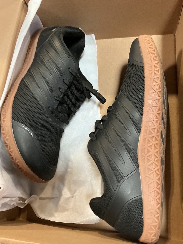 Photo 1 of ***RUNS SMALL**** ASITVO Wide Men's Barefoot Zero Drop Sole Minimalist Width Toe Box Walking Shoes Sneakers Size 12 TPU No-Sew Upper Cross-Trainer Roat Running Shoes Black Oxford 46