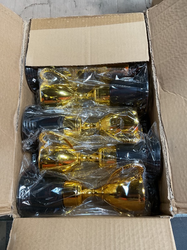 Photo 1 of 12 Pack 8 Inch Gold Award Trophies, Plastic Gold Award Trophy Bulk, designed for Sports events, Festival Celebrations, Party Games, Class Rewards, and Corporate Activities, for childand adults