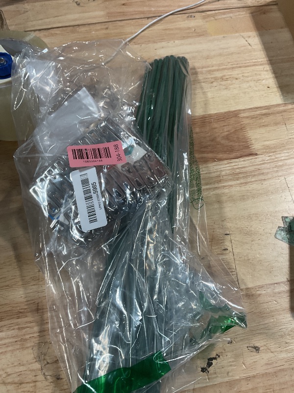 Photo 1 of ***MISSING NETTING*** Garden Netting Kit for Raised Beds, 10x50FT Ultra Fine Mesh Netting? 6 Sets of 8FT Fiberglass Garden Hoops, Row Cover Insect Netting for Vegetable Plant Fruit Flowers Protection