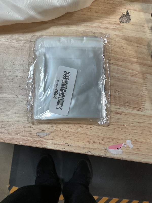 Photo 1 of 200 Pack Self Sealing Cellophane Treat Bags 3x3 Inches - Clear Resealable Self Adhesive Cookie Bag with Seal for Cookie Packaging Party Favor Gift Giving