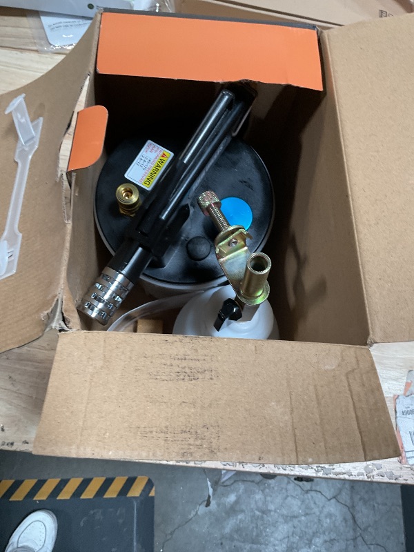 Photo 1 of ***MISSING HOSES*** FOUR UNCLES Brake Bleeder Vacuum Pump Kit - Pneumatic Brake Fluid Extractor with 1L Refilling Bottle for Brake Fluid Bleeding, One-Person Operation