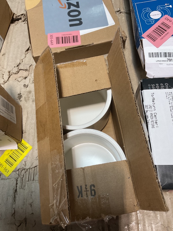 Photo 1 of 2 Pack 3"PVC Pipe End Cap Fitting Schedule 40 Furniture Grade 3" PVC Pipe Plug Adapter for Build Furniture DIY Garden Shelf, White