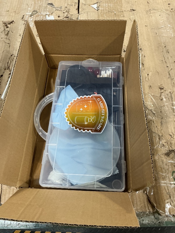 Photo 1 of 17-in-1 Card Cleaning Kit, Card Care Polishing Restoration with Plastic Case, Trading Card Cleaning with Polishing Cream and Cleaning Spray, Suitable for PSA Rated Card Care & Flatten Edges (12.2")
