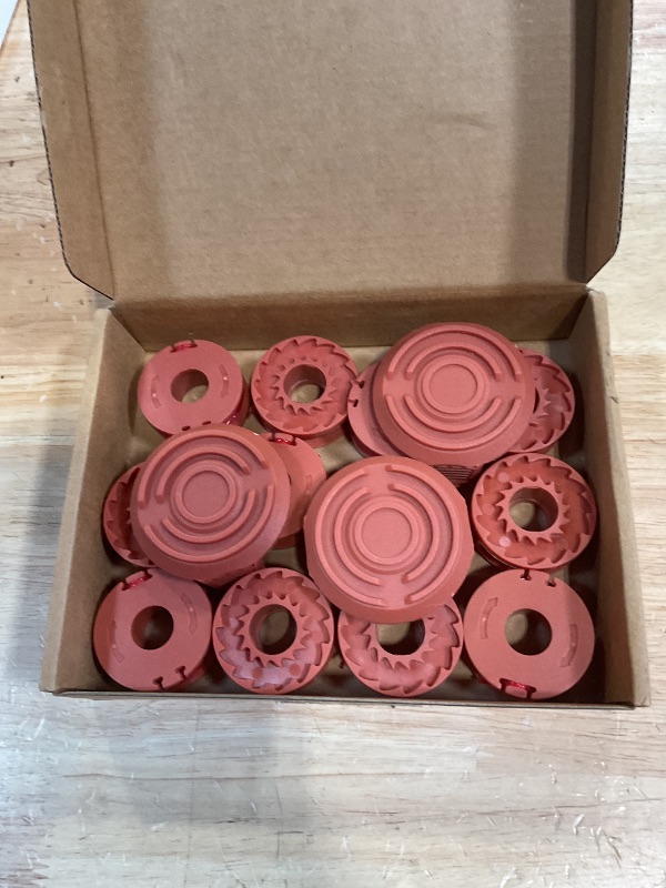 Photo 1 of 15 Pack Trimmer Spool Line for Worx,(WA0010)Replacement Weed Wacker String for Worx Weed Eater,Trimmer Line Refills 0.065'' for Worx,Suitable for Worx String Trimmers(12 Trimmer Spools,3 Trimmer Caps)