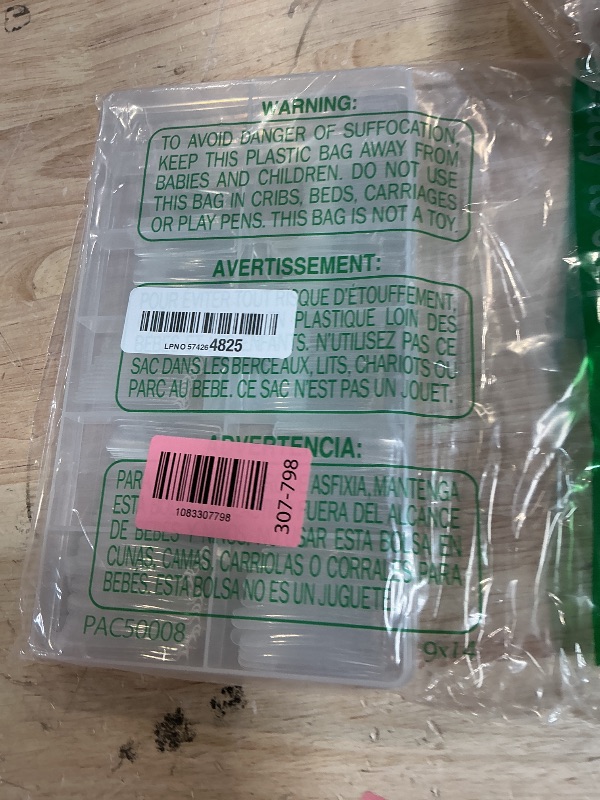 Photo 1 of ***MISSING PIECES***UNA GELLA Nail Tips Square XXL Long: Full Cover Pre-file Square Straignt Gel Nail Tips No C Curve for DIY Press On Nails 216PCS, 12 Sizes Gel Nail Extensions Art Salon