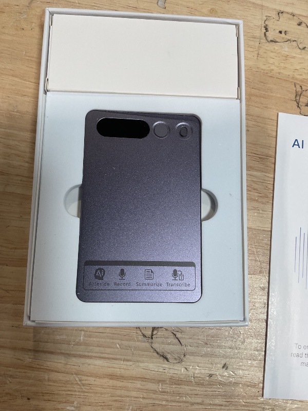 Photo 1 of **MISSING MAGNETIC RING/ POWER CORD/ INSTRUCTIONS**** AI Voice Recorder, Note Voice Recorder Transcribe & Summarize with AI Technology, App Control Supports 152 Languages, Magnetic Case 64GB Memory Audio Recorder for Lectures, Meetings, Interviews, Calls