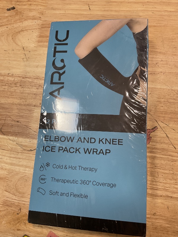 Photo 1 of 2 Pack - Premium Cold Therapy Compression Ice Sleeve, Knee Ice Pack Wrap for Injuries, Elbow, Quad & Hamstring Relief, Flexible & Reusable Cold Wrap Recovery for Meniscus, ACL, MCL, Ice & Heat Therapy