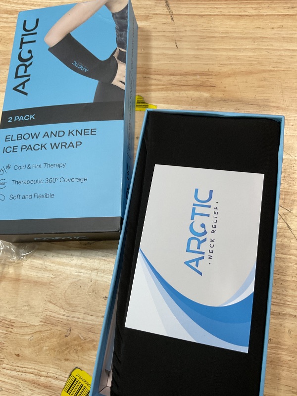 Photo 1 of 2 Pack - Premium Cold Therapy Compression Ice Sleeve, Knee Ice Pack Wrap for Injuries, Elbow, Quad & Hamstring Relief, Flexible & Reusable Cold Wrap Recovery for Meniscus, ACL, MCL, Ice & Heat Therapy