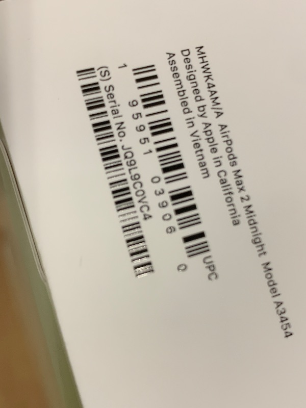 Photo 1 of Apple AirPods Max 2 Wireless Over-Ear Headphones, Active Noise Cancellation, Adaptive Audio, Personalized Spatial Audio, Live Translation, Bluetooth Headphones for iPhone – Midnight