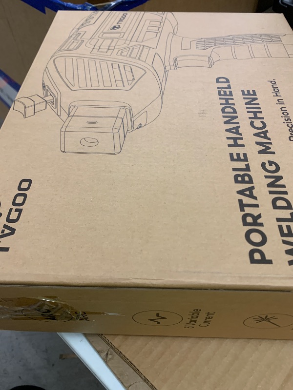Photo 1 of Portable Welding Machine 110V Handheld Arc Welder 3/32"-1/8" Rods, Yellow