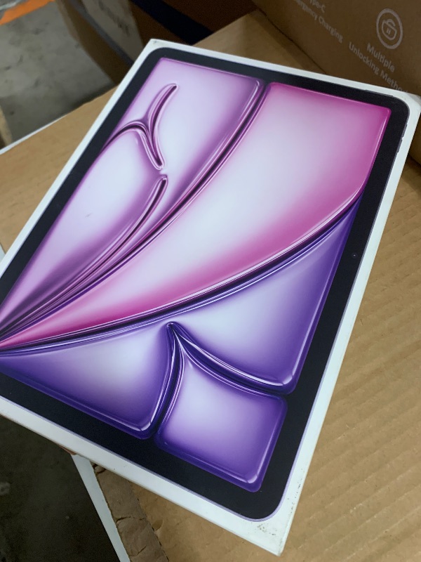 View 3 of Apple iPad Air 11-inch (M4): Liquid Retina Display, 128GB, 12MP Front/Back Camera, Wi-Fi 7 with Apple N1, Touch ID, All-Day Battery Life — Purple