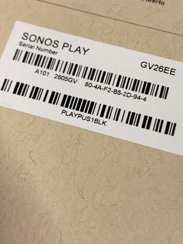 Photo 1 of Sonos Play Portable Bluetooth Speaker - Black