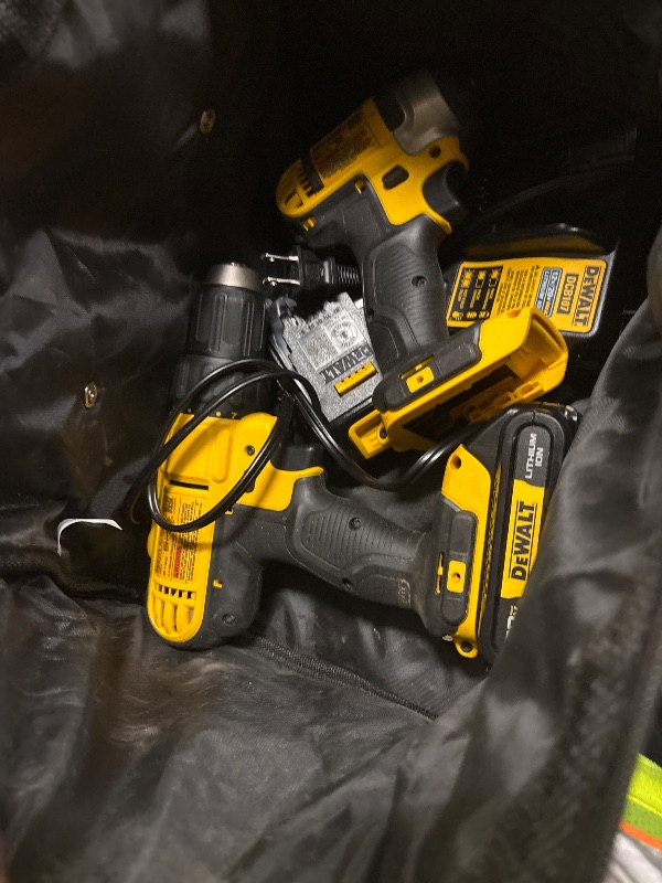 Photo 1 of DeWalt DCK240C2 20-Volt Max Drill/Driver & Impact Driver Combo Kit, 1/2 In., (2) Batteries - Quantity 4