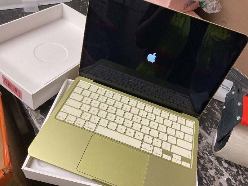 Photo 1 of Apple 2026 MacBook Neo 13-inch Laptop with A18 Pro chip: Built for AI and Apple Intelligence, Liquid Retina Display, 8GB Unified Memory, 512GB SSD Storage, 1080p FaceTime HD Camera, Touch ID; Citrus