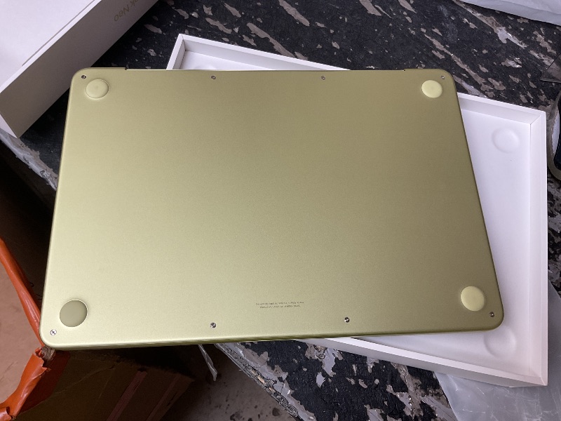 Photo 1 of Apple 2026 MacBook Neo 13-inch Laptop with A18 Pro chip: Built for AI and Apple Intelligence, Liquid Retina Display, 8GB Unified Memory, 512GB SSD Storage, 1080p FaceTime HD Camera, Touch ID; Citrus