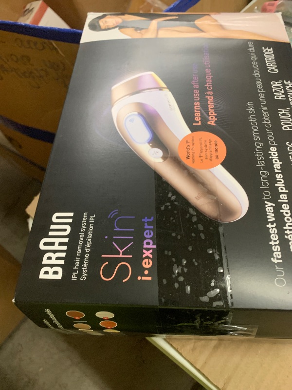 Photo 1 of Braun Smart IPL, Skin i·Expert Pro 7, VOGUE's Best Hair Removal Device, IPL Hair Removal for Women and Men, Permanent Laser Hair Reduction At-Home, World's 1st Smart App, 4 Heads, IPL7387