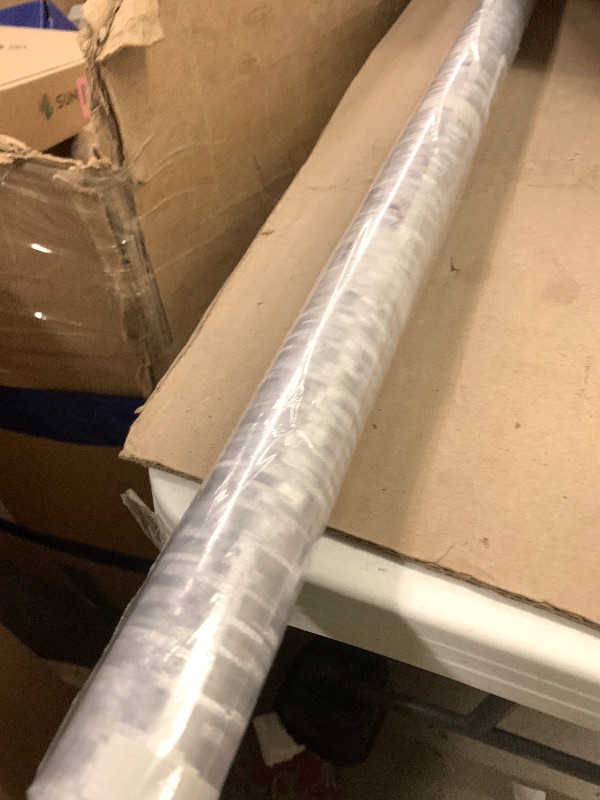 Photo 1 of Haton Window Privacy Film, Frosted Stripe Non-Adhesive, 23.6" x 78.7"