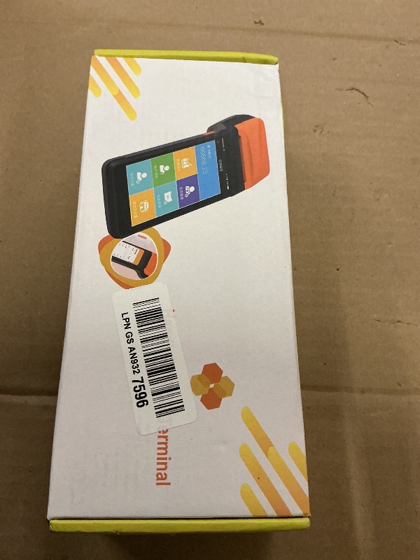 Photo 1 of BISOFICE Android 11 PDA Handheld POS Terminal 2D Barcode Scanner Inventory Machine Bluetooth Connect Mobile 5.5" for Warehouse Inventory Logistics Retail POS System (Blue)