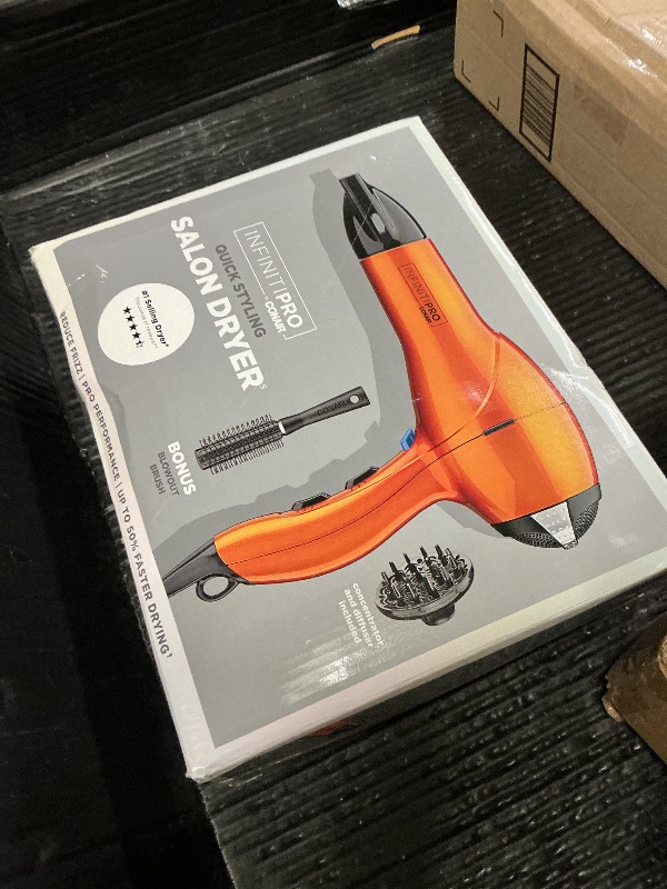 Photo 1 of Conair Infiniti PRO Hair Dryer with Diffuser, Concentrator & Blowout Brush
