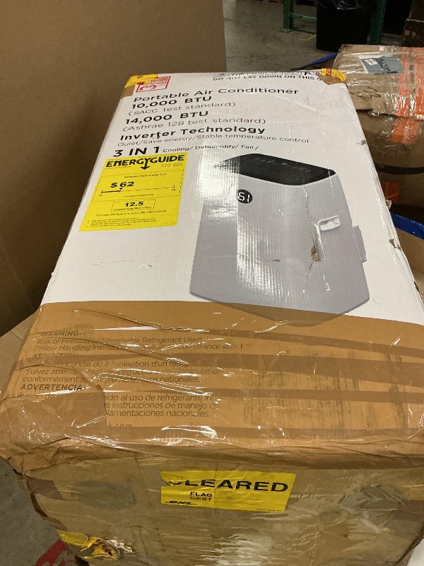 Photo 1 of Humhold 14000BTU Portable Air Conditioners Inverter Technology,Dual Hose Fast Cooling Portable AC Unit for Large Room up to 700 sq.ft, w/t Dehumidifier & Fan, (42dB) Quiet Sleep Mode, Remote Control