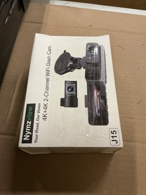 Photo 1 of 4K+4K Dash Cam Front and Rear, Free 128GB Card Included, 5.8GHz WiFi-20MB/s Fast Download, Dash Camera for Cars with Accurate GPS, G-Sensor, WDR Night Vision, 3.39" IPS Screen, 24H Parking Mode