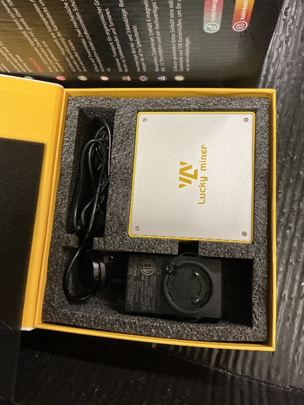 Photo 1 of Lucky Miner LG07Pro, Dogecoin Miner, 120MH/S Crypto Miner, Scrypt ASIC Crypto, 30W Low Power, Built-in WiFi, Quiet Home Mining for Dogecoin (Doge) & Litecoin (LTC)