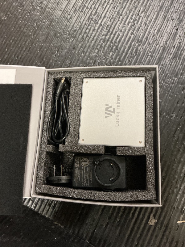 Photo 1 of Lucky Miner LV07Pro, 3TH/S BM1370 ASIC, Lottery Bitcoin Miner, SHA-256 Algorithm, Quiet Low-Noise Operation, Ideal for Home & Casual Lottery Mining with Included PSU