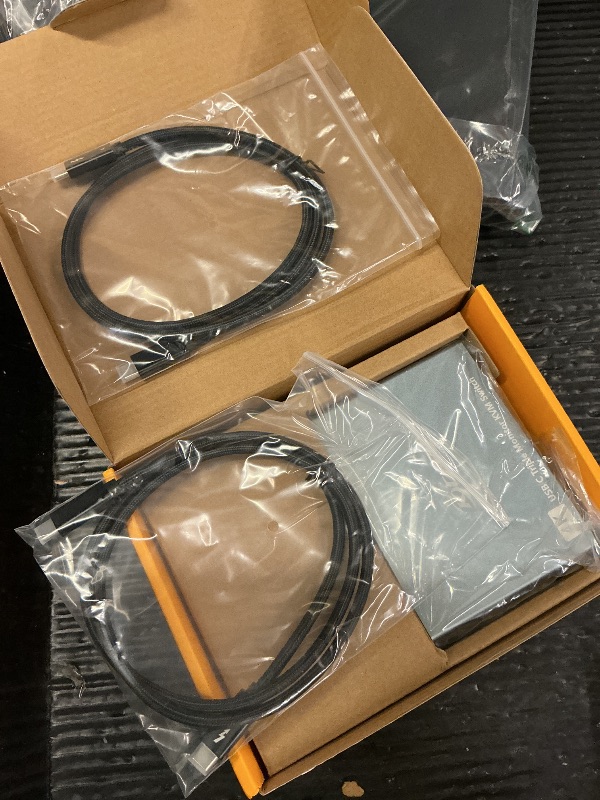Photo 1 of Thunderbolt 4 KVM Switch 3 Monitors 2 Laptops 4K@60Hz, Displaylink USB C Docking Station 3 Monitor KVM for Windows Mac M1 M2 M3 M4, Extended Triple Displays,PD 100W,USB 3.0,USB 3.2,SD/TF,1G Ethernet