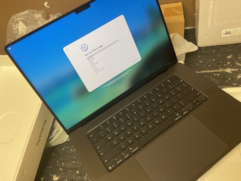 Photo 4 of FACTORY SEALED— Apple 2026 MacBook Pro Laptop with Apple M5 Max chip with 18-core CPU and 40-core GPU: Built for AI, 16.2-inch Liquid Retina XDR Display, 48GB Unified Memory, 2TB SSD, Wi-Fi 7; Space Black