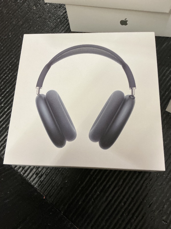 Photo 1 of FACTORY SEALED— Apple AirPods Max Wireless Over-Ear Headphones, Pro-Level Active Noise Cancellation, Transparency Mode, Personalized Spatial Audio, USB-C Charging, Bluetooth Headphones for iPhone - Midnight