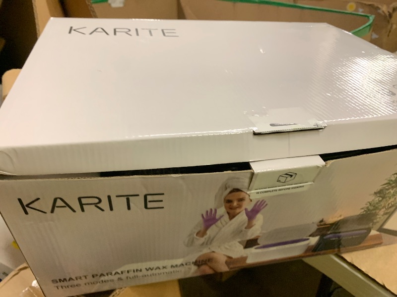 Photo 1 of KARITE Paraffin Wax Machine for Hands and Feet with Auto Open Lid, Paraffin Bath,20Min Fast Wax Meltdown, Precision Temperature Control, 4500ml Paraffin Warmer with 8Pack Refills