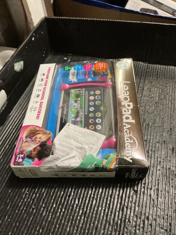 Photo 1 of LeapFrog LeapPad Academy Kids’ Learning Tablet, Pink