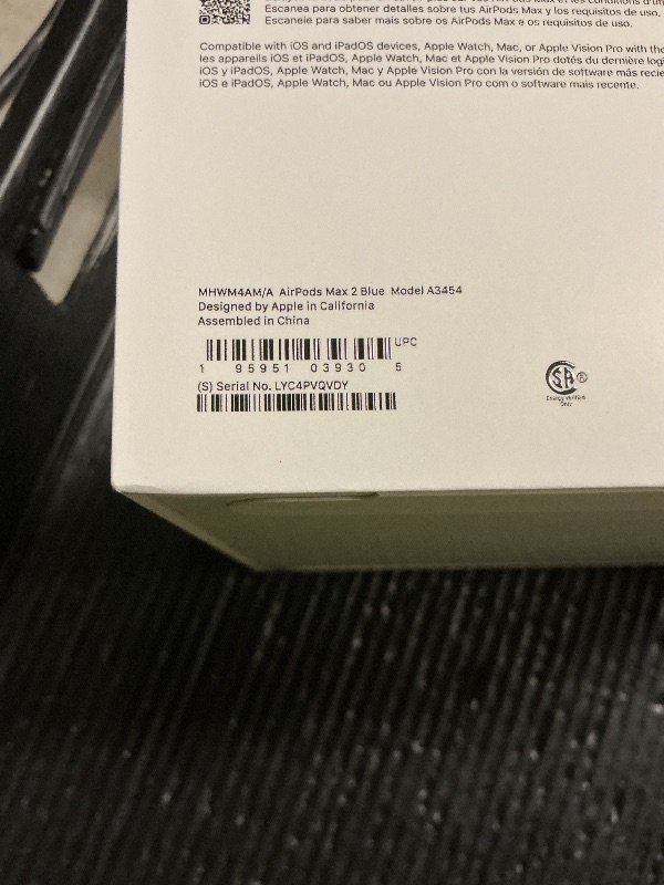 Photo 1 of Apple AirPods Max 2 Wireless Over-Ear Headphones, Active Noise Cancellation, Adaptive Audio, Personalized Spatial Audio, Live Translation, Bluetooth Headphones for iPhone – Blue