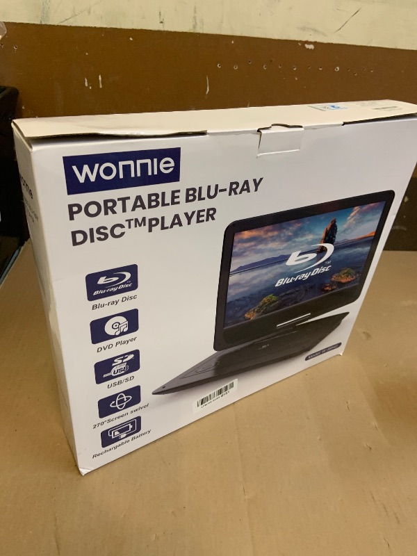 Photo 1 of WONNIE 16.9" Portable Blu-ray Player