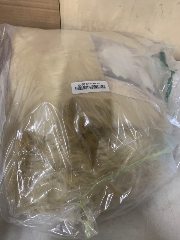 Photo 1 of IRIWOOL Genuine Sheepskin Rug - 2' x 3' Light Brown