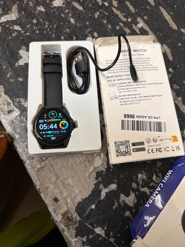 Photo 4 of Smart Watch for Men, 1.39" HD Touchscreen Smartwatch with 120 Sports Modes, AI Voice Assistant, Heart Rate/Sleep Monitor, Bluetooth Call & Music Control Fitness Watch for iPhone/Android (Black)