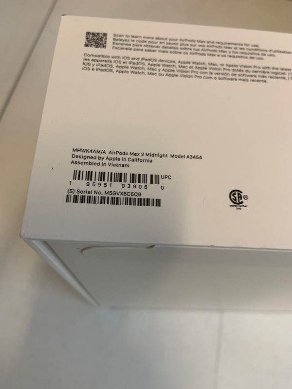 Photo 1 of Apple AirPods Max 2 Wireless Over-Ear Headphones – Midnight