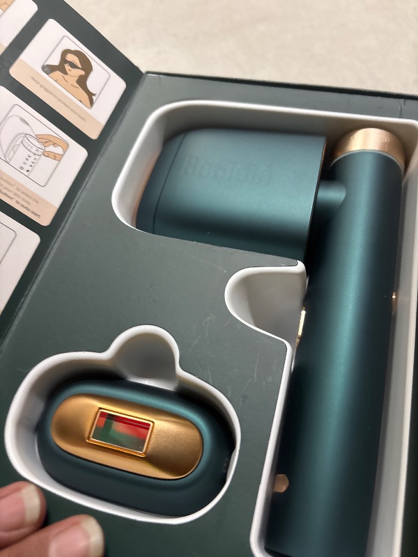 Photo 1 of BoSidin IPL Laser Hair Removal Device - Green