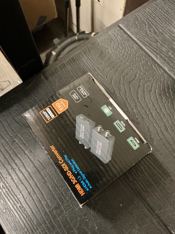 Photo 1 of SDI to HDMI Converter, 3G-SDI/HD-SDI/SD-SDI to HDMI Adapter, Auto Format Detection SDI to HDMI Video Converter Stereo Audio De-embedder