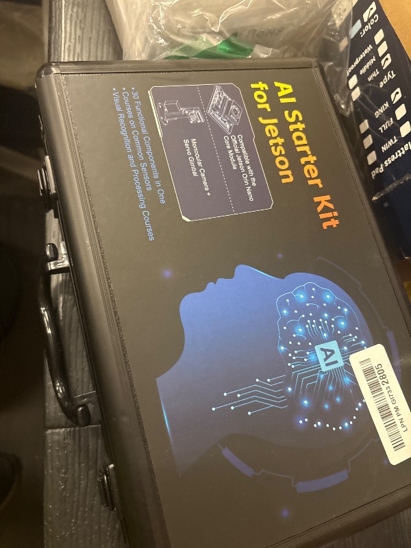 View 2 of ELECROW AI Starter Kit for Jetson Orin Nano, 30 Sensors No Soldering Board, 8MP IMX219 Gimbal Camera, 11.6" IPS Screen, 38 Python Tutorials with AI Voice Interaction (Without Jetson Orin Nano Board)