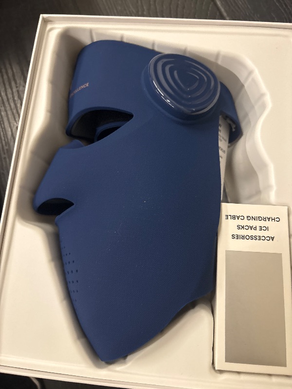 Photo 1 of INIA GLOW 4D Wireless Red Light Therapy Mask for Face, Dual NIR, 320 LEDs
