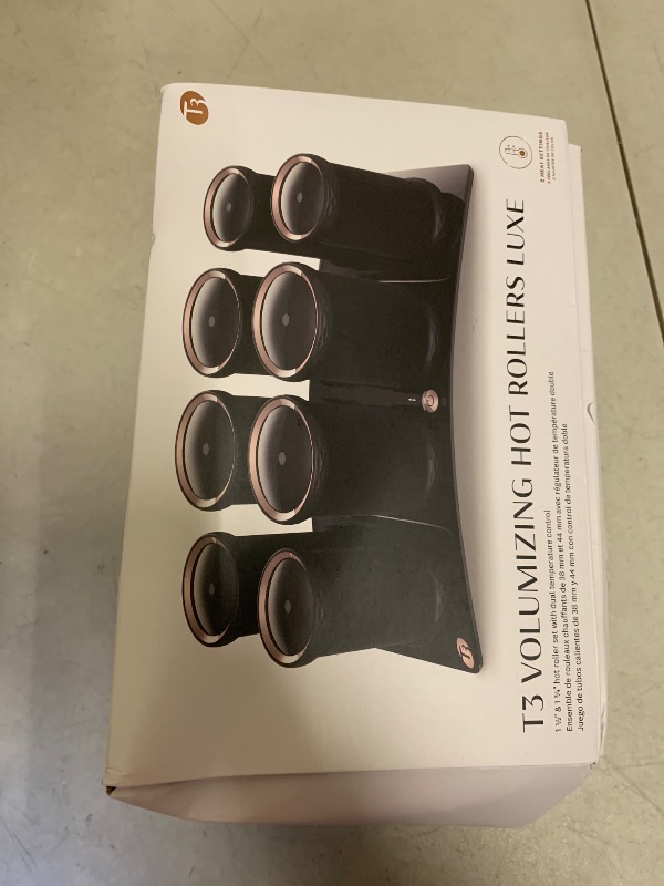Photo 1 of T3 - Volumizing Hot Rollers LUXE | Premium Hair Curler Set for Long Lasting Volume, Body & Shine | Set of 8-4 XL (1.75") & 4 Large (1.5”)