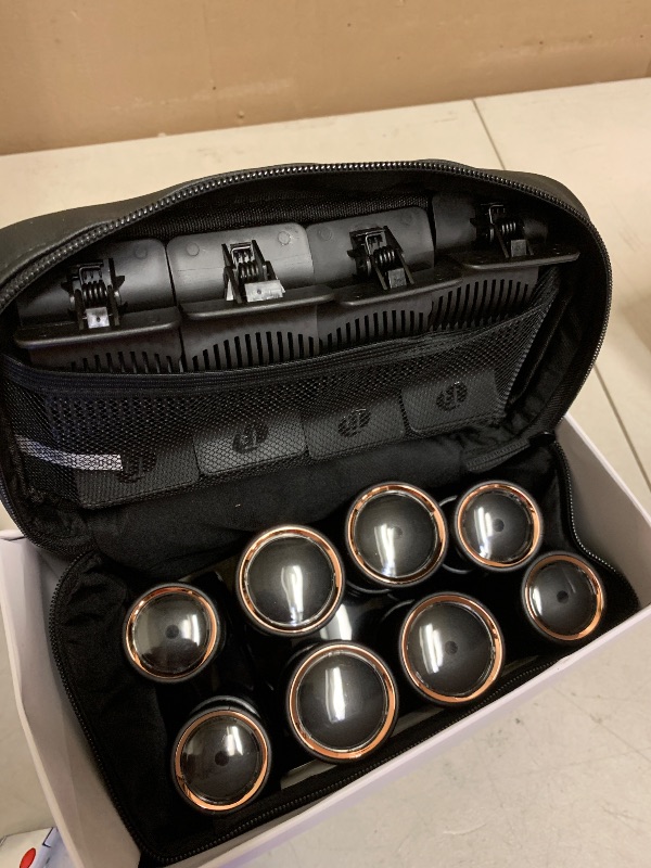 Photo 1 of T3 - Volumizing Hot Rollers LUXE | Premium Hair Curler Set for Long Lasting Volume, Body & Shine | Set of 8-4 XL (1.75") & 4 Large (1.5”)