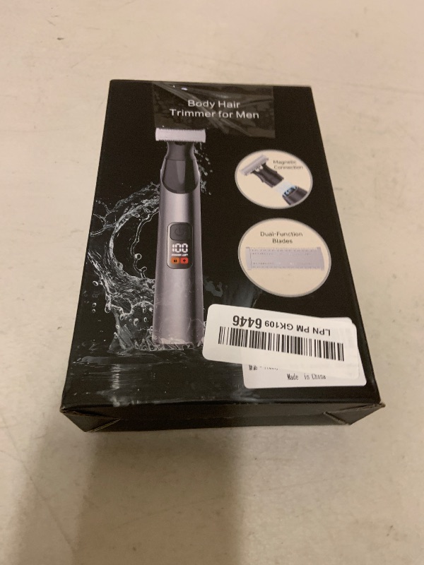 Photo 1 of Beard Trimmer for Men, Dual-Sided Blade, Magnetic Detachable Heads, IPX7 Waterproof, LED Display, Gifts for Father's Day