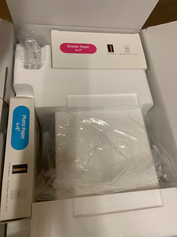 Photo 1 of Liene PixCut S1 Inspire Kit - All-in-One Color Sticker Printer & Cutting Machine, Thermal Dye-Sublimation Photo Printer, 300 DPI, Color Label Maker with 180 Sheets (36 Photo + 144 Sticker Paper)