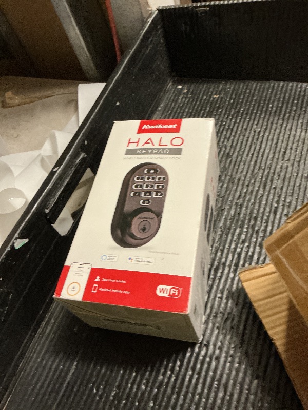 Photo 1 of Kwikset Halo Wi-Fi Smart Lock Keypad Deadbolt