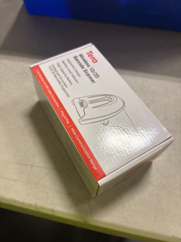 Photo 1 of Tera 2D Wireless Barcode Scanner D5100 - Blue