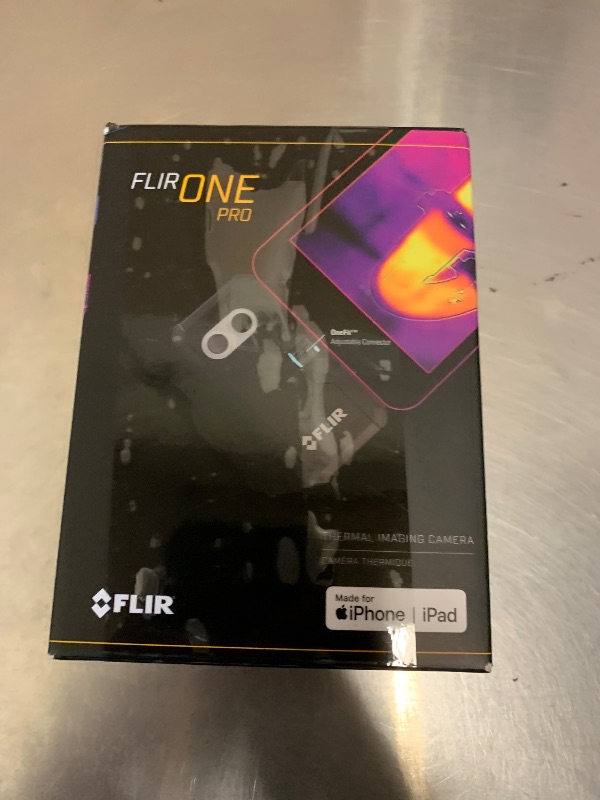 Photo 1 of Flir One Pro - Thermal Imaging Camera for iOS Smartphones (iPhone 15 and Newer w/USB-C), 480x360 Super Resolution (160x120 Native IR)